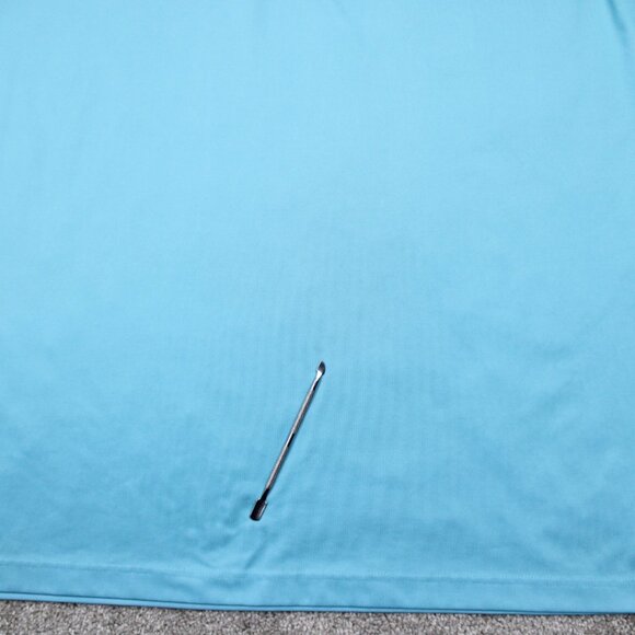 Callaway Opti-Dri Polo Shirt Men Large Blue Polyester Short Sleeve Golf Pullover - Picture 7 of 13